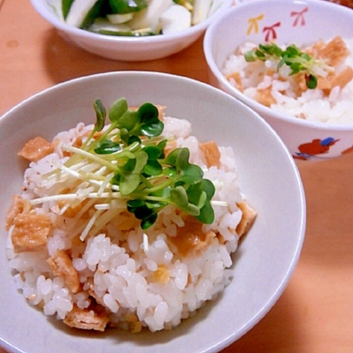 子どもも喜ぶ＊＾＾＊きつねご飯☆簡単混ぜるだけ！